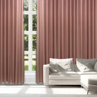 Das Home Κουρτινα Με Κρικους 300Χ265 2223 Ροδι Ροδι
