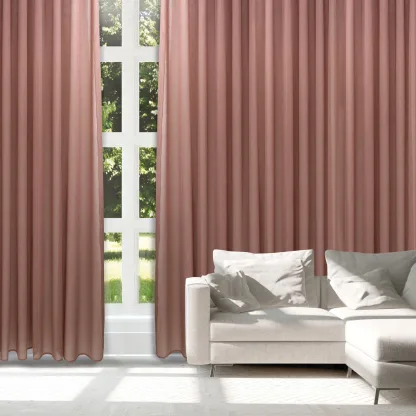 Das Home Κουρτινα Με Κρικους 300Χ265 2223 Ροδι Ροδι