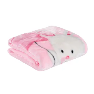 Das Baby Κουβερτα Velour 110X140 Relax 4917 Pink Pink