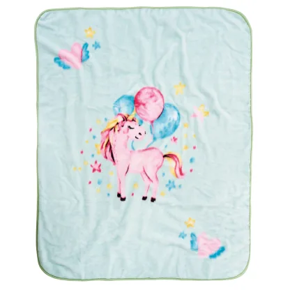 Das Baby Κουβερτα Velour 110X140 Relax 4919 Mint - Pink Mint - Pink