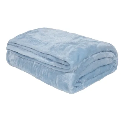 Das Home Κουβερτα Velour Monh 1344 Γαλαζιο Γαλαζιο