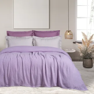 Das Home Κουβερτα Πικε 220X240 0490 Λιλα Λιλα