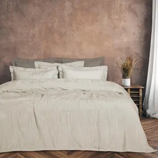 Das Home Κουβερτα Velour Υπερδιπλη 1341 Ιβουαρ Ιβουαρ