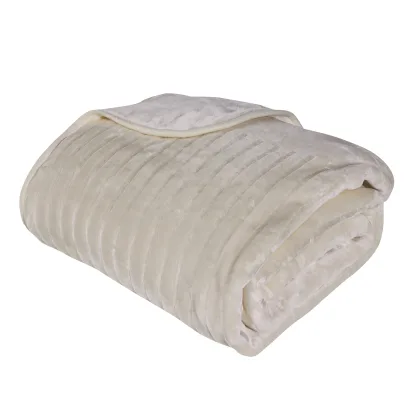 Das Home Κουβερτα Velour Υπερδιπλη 1351 Beige Beige