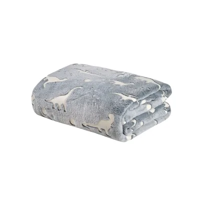 Das Kids Κουβερτα Fleece 160Χ220 4900 Grey - White Grey - White