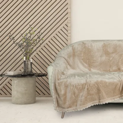 Das Home Κουβερτα Fleece 130Χ170 1187 Beige Beige