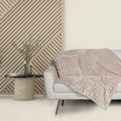 Das Home Κουβερτα Fleece 130Χ170 1357 Taupe Taupe