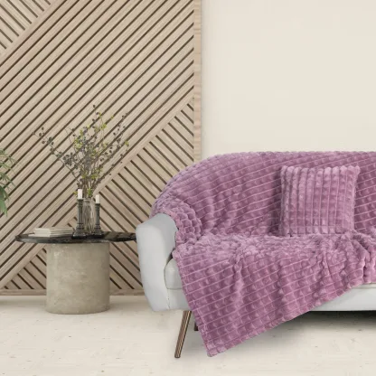 Das Home Κουβερτα Fleece 130Χ170 1358 Dusty Purple Dusty Purple