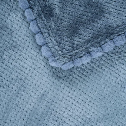 Das Home Κουβερτα Fleece 220Χ240 1186 Dusty Blue Dusty Blue
