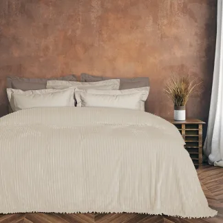 Das Home Κουβερτα Fleece 220Χ240 1353 Ιβουαρ Ιβουαρ