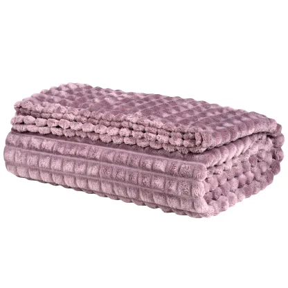 Das Home Κουβερτα Fleece 220Χ240 1358 Dusty Purple Dusty Purple