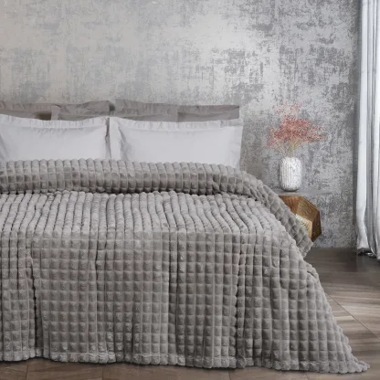 Das Home Κουβερτα Fleece 220Χ240 1359 Grey Grey