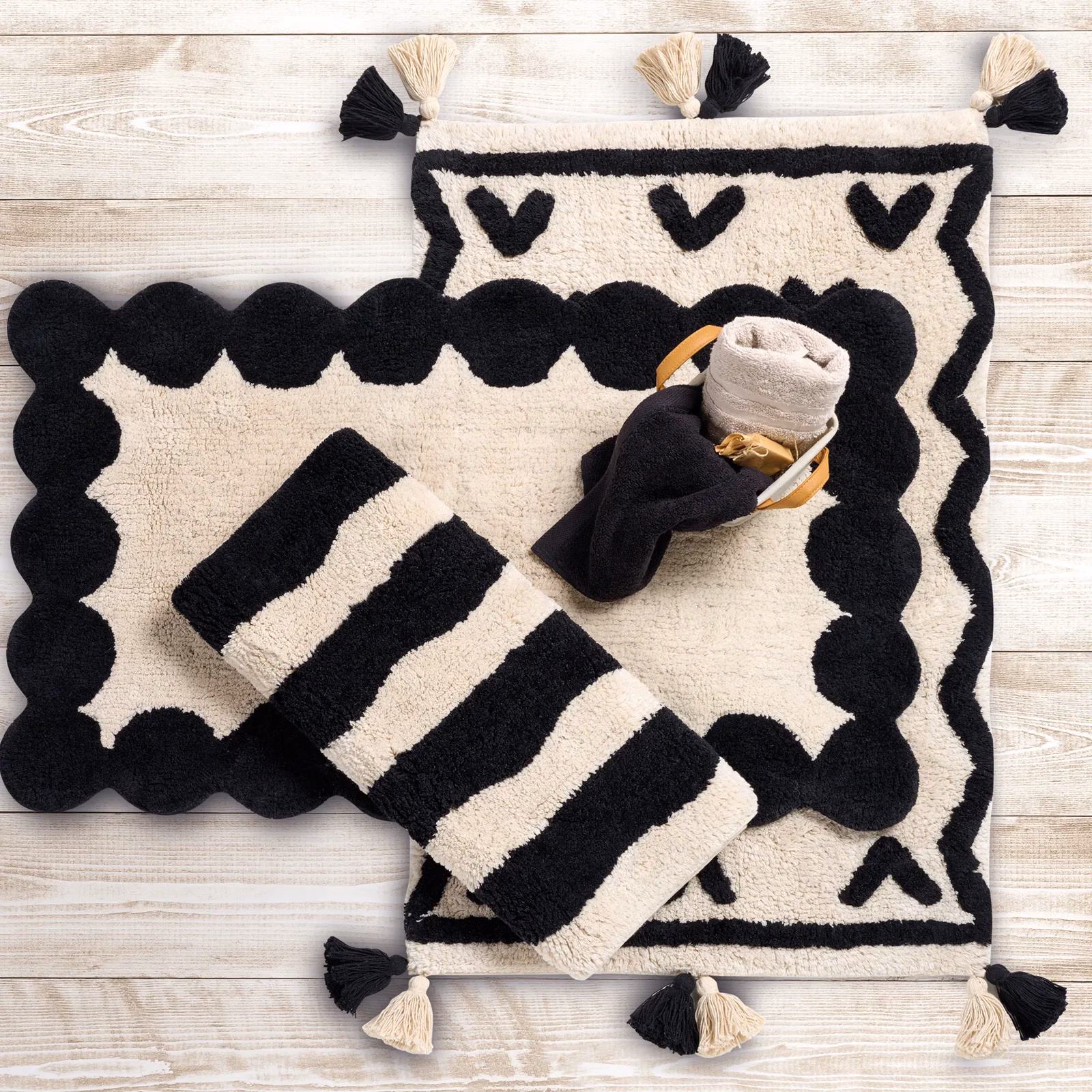 Ταπετο 50χ80 0767 Black, Ivory Ταπετο 50χ80 0767 Black, Ivory
