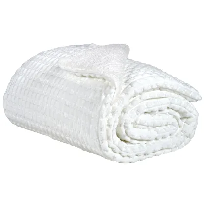Das Home Κουβερτοπαπλωμα Sherpa Μονο 1176 White White