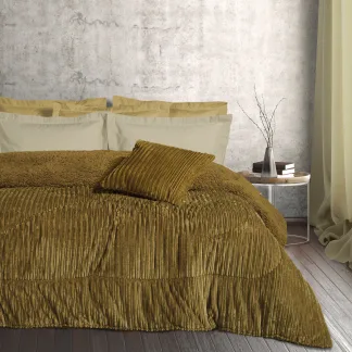Das Home Κουβερτοπαπλωμα Sherpa Μονο 1180 Olive Olive