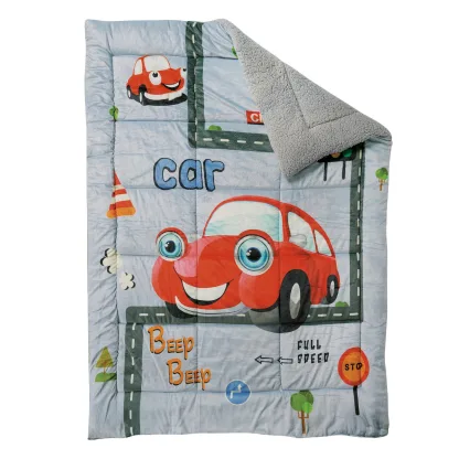 Das Kids Κουβερτοπαπλωμα 160Χ220 4923 Grey - Red Grey - Red
