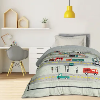 Das Kids Κουβερτοπαπλωμα 160Χ220 4924 Grey Grey