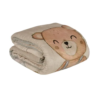 Das Kids Κουβερτοπαπλωμα 160Χ220 4925 Beige - Grey Beige - Grey