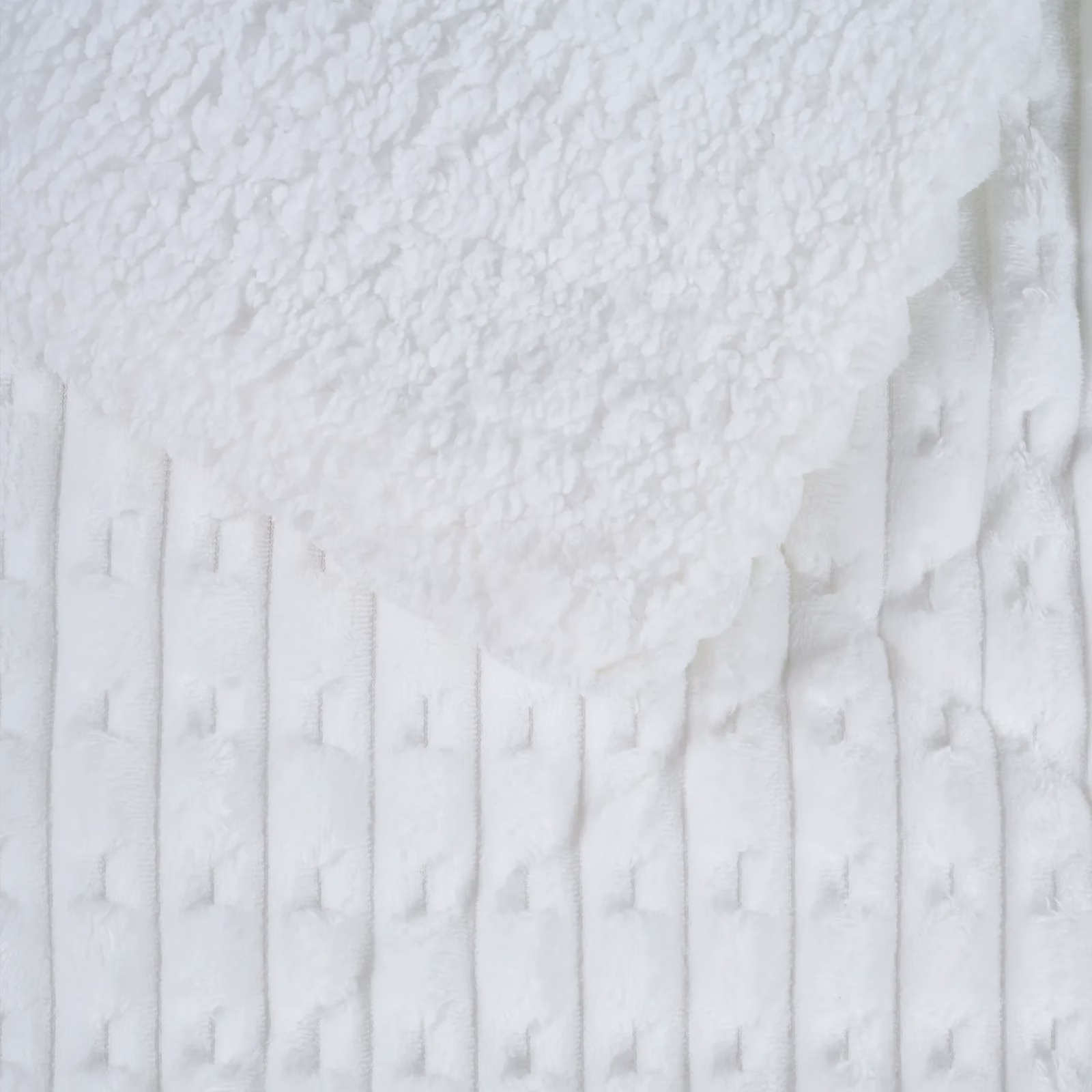 Κουβερτοπαπλωμα Sherpa Υπερδιπλο 1176 White Κουβερτοπαπλωμα Sherpa Υπερδιπλο 1176 White