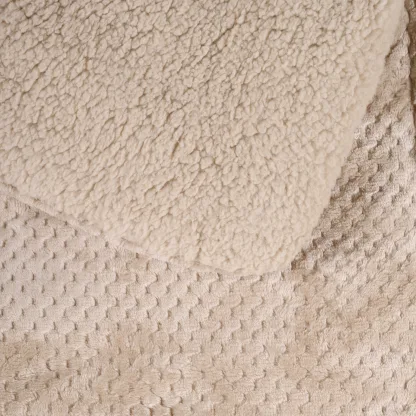 Das Home Κουβερτοπαπλωμα Sherpa Υπερδιπλο 1181 Beige Beige