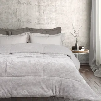 Das Home Κουβερτοπαπλωμα Sherpa Υπερδιπλο 1182 Ice Grey Ice Grey