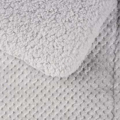Das Home Κουβερτοπαπλωμα Sherpa Υπερδιπλο 1182 Ice Grey Ice Grey