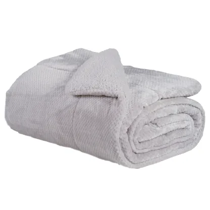 Das Home Κουβερτοπαπλωμα Sherpa Υπερδιπλο 1182 Ice Grey Ice Grey