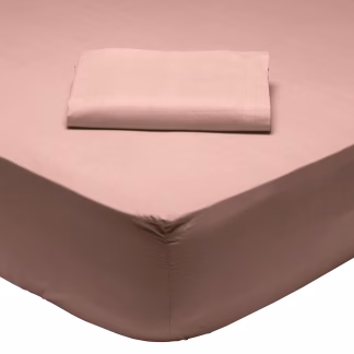 Σεντονι Υπερδιπλο Με Λαστιχο 170χ200+35 Salmon 1011 Salmon