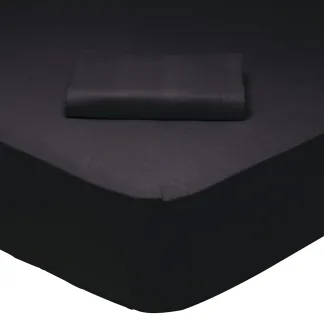 Das Home 1015 Σεντονι Υπερδιπλο Με Λαστιχο Black Black Black