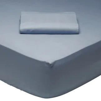 Das Home 1006 Σεντονι Μονο Με Λαστιχο Dusty Blue Dusty Blue Dusty Blue