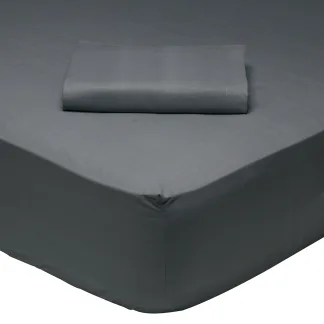 Das Home 1007 Σεντονι Μονο Με Λαστιχο Dark Grey Dark Grey Dark Grey