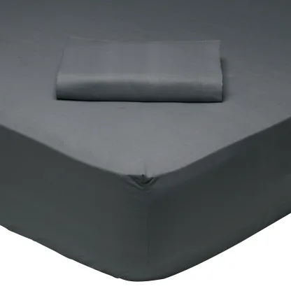 Das Home 1007 Σεντονι Μονο Με Λαστιχο Dark Grey Dark Grey Dark Grey