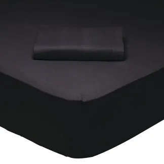 Das Home 1015 Σεντονι Μονο Με Λαστιχο Black Black Black