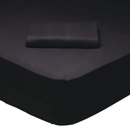Das Home 1015 Σεντονι Μονο Με Λαστιχο Black Black Black