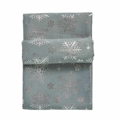 Das Home Christmas Runner 45Χ140 0714 Ασημι - Γκρι Ασημι - Γκρι