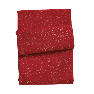 Christmas Runner 45χ140 0716 Κοκκινο, Χρυσο