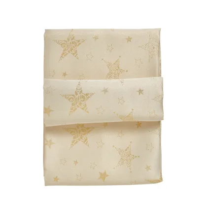 Das Home Christmas Runner 45Χ140 0717 Μπεζ - Χρυσο Μπεζ - Χρυσο