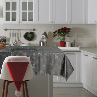 Das Home Christmas Runner 45Χ140 0718 Ασημι - Γκρι Ασημι - Γκρι