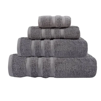Das Home Πετσετα Μπανιου Prestige 80Χ150 1163 Dark Grey Dark Grey