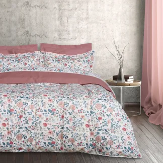 Das Home Σεντονια Σετ Υπερδιπλα Prestige 1683 Green - Pink Green - Pink