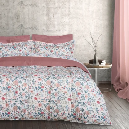 Das Home Σεντονια Σετ Υπερδιπλα Prestige 1683 Green - Pink Green - Pink