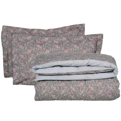 Das Home Σετ Σεντονια Μονα Με Λαστιχο Casual 5423 Coral - Khaki Coral - Khaki
