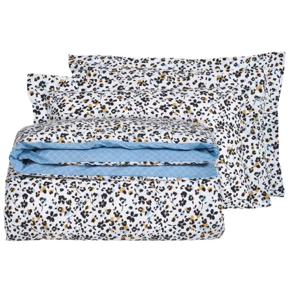 Das Home Σετ Σεντονια Μονα Daily 9622 Black - Blue - Ecru Black - Blue - Ecru