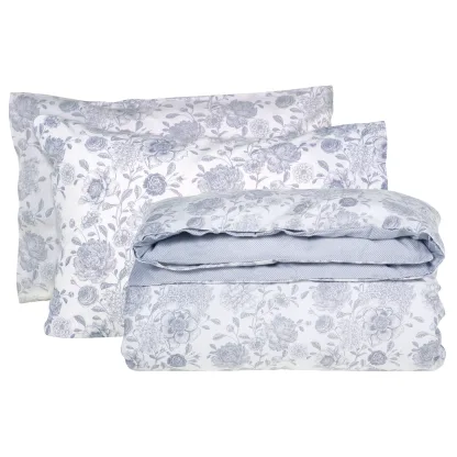 Das Home Σετ Σεντονια Μονα Happy Flannel 9636 Grey - Ivory Grey - Ivory