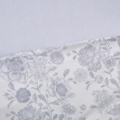 Das Home Σετ Σεντονια Υπερδιπλα Happy Flannel 9636 Grey - Ivory Grey - Ivory