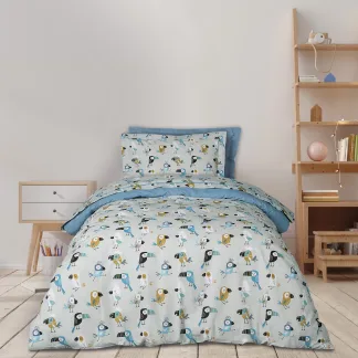 Das Kids Σετ Σεντονια Μονα 4914 Blue - Grey - Mint Blue - Grey - Mint