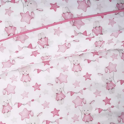 Das Kids Σετ Σεντονια Μονα 4917 Pink - White Pink - White
