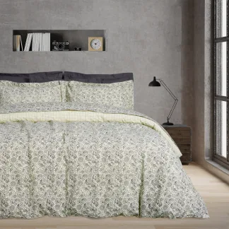 Das Home Σετ Σεντονια Υπερδιπλα Daily 3004 Black - White Black - White