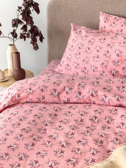 Palamaiki Σετ Σεντόνια Υπέρδιπλα Flannel Beauty 240x265 FB0231 Με Λάστιχο
