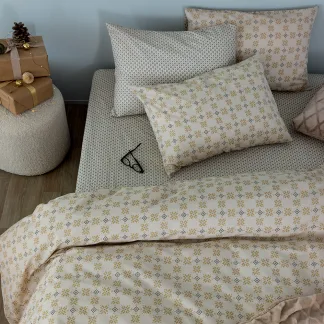 Palamaiki Σετ Υπέρδιπλα Σεντόνια Fashion Life 240x260 FL6254 Χωρίς Λάστιχο